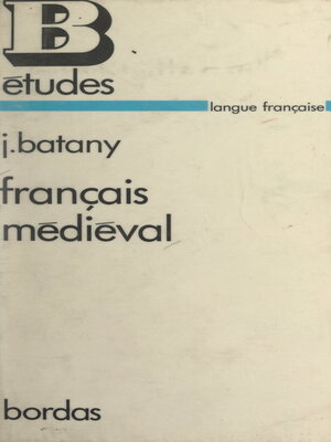 cover image of Français médiéval